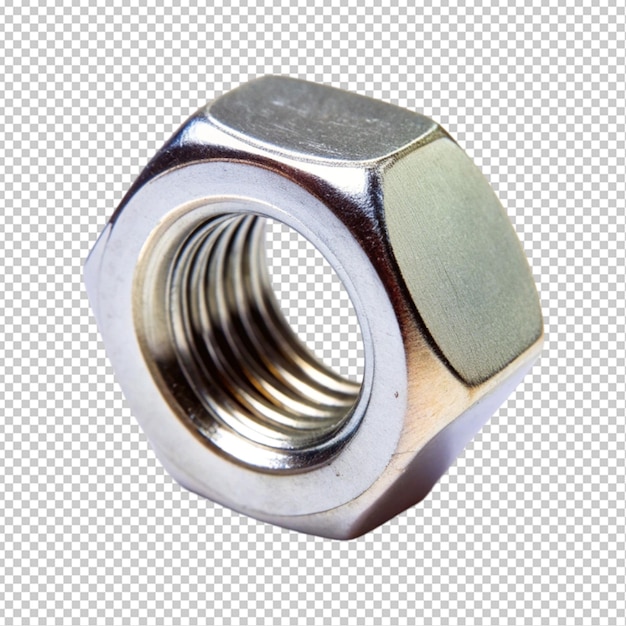 PSD metal nut transparent background