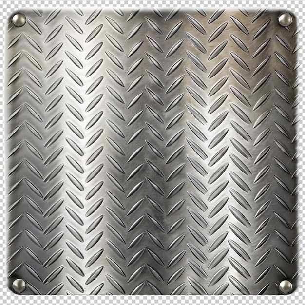 PSD metal png on transparent background