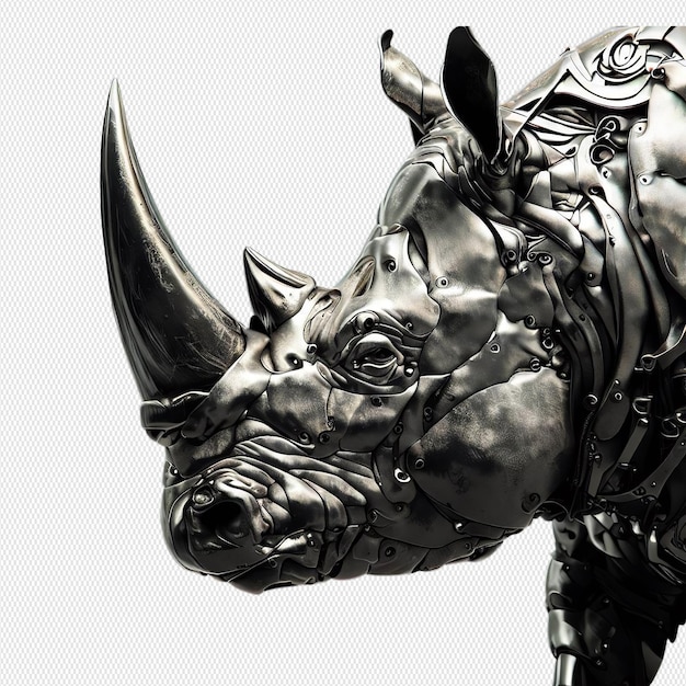 PSD metal rhino