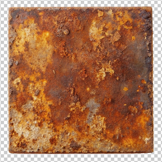 Metal rusted Isolated on transparent background