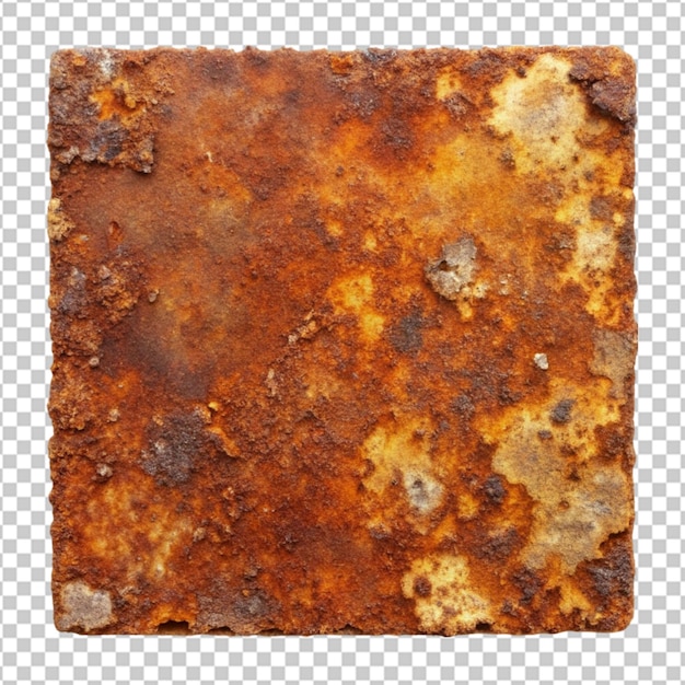 Metal rusted Isolated on transparent background