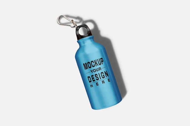 Metal Sport Water Bottle Mockup