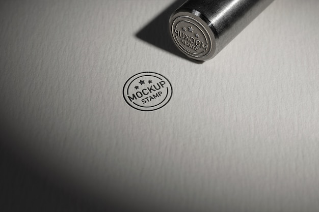 Metal stamp mockup design