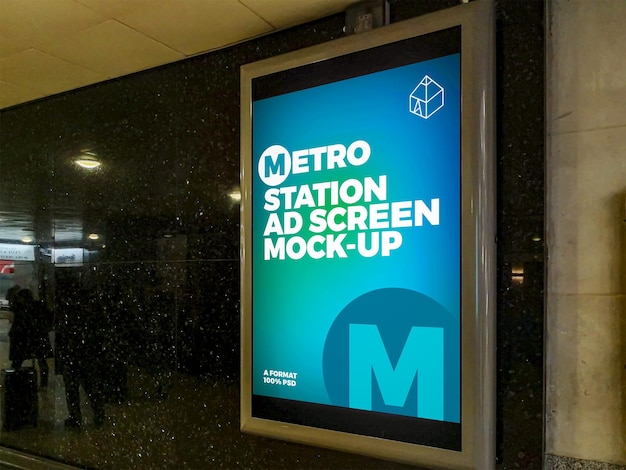 Metro Station Advertising Screen