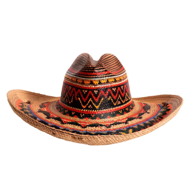 Mexican hat with white background