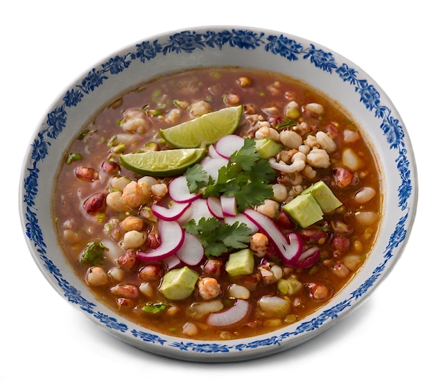 PSD mexican pozole food psd transparent background 2