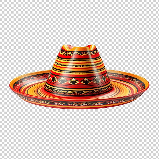 PSD mexican sombrero hat