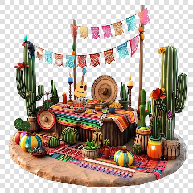 mexican yard fiesta mexican realistic