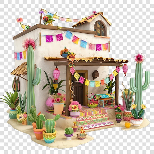 mexican yard fiesta mexican realistic