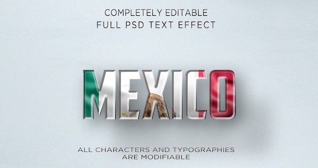 MEXICO TEXT EFFECT