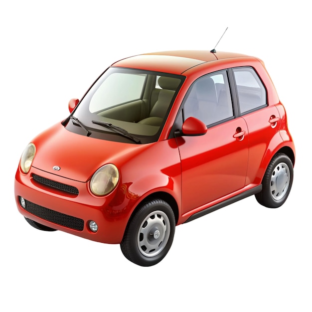 PSD micro car on transparent background