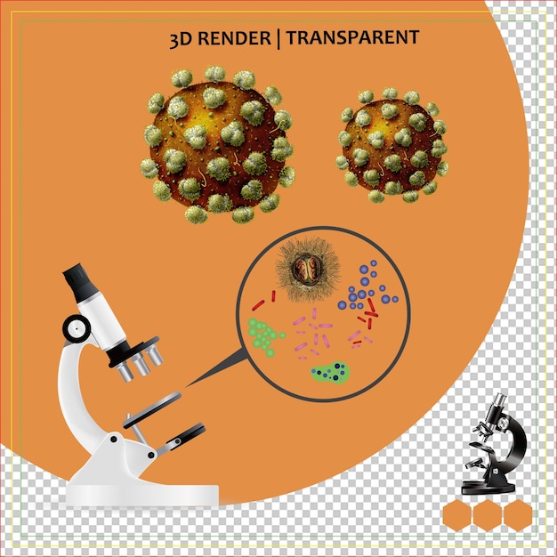 Microorganisms Viruses Bacteria Cells Microscopes Chemistry Scientific Methods and Diagnostic