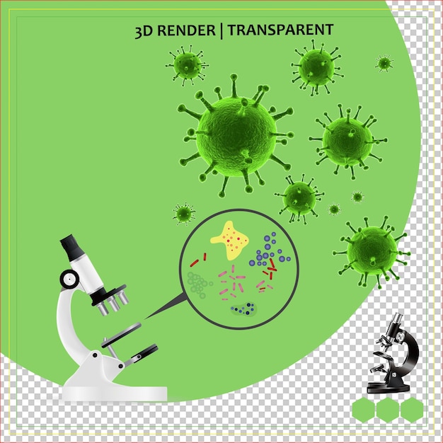 Microorganisms Viruses Bacteria Cells Microscopes Chemistry Scientific Methods and Diagnostic