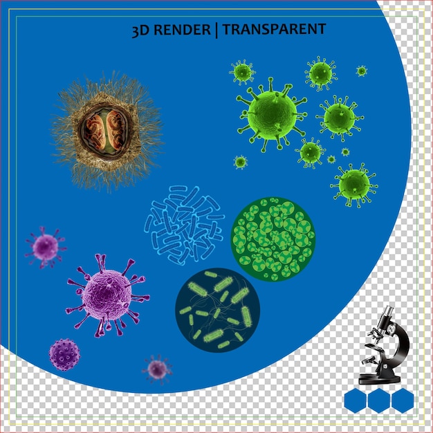 PSD microorganisms viruses bacteria cells microscopes chemistry scientific methods and diagnostic