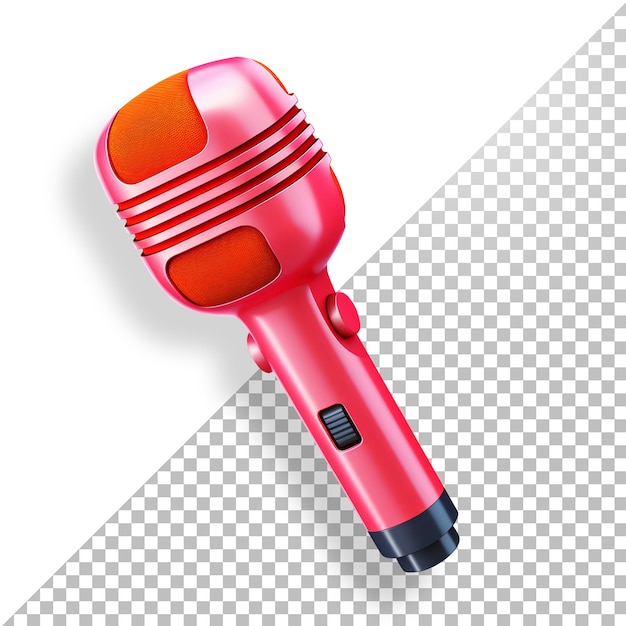 Microphone 3D without Background