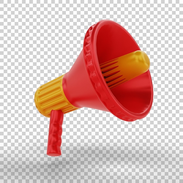 Microphone icon concept isolated 3d render