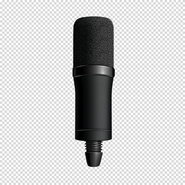 Microphone isolated on transparent background