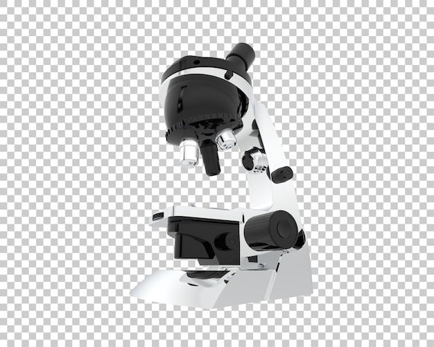 PSD microscope isolated on background 3d rendering illustration