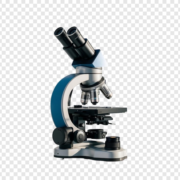 microscope isolated on transparent background