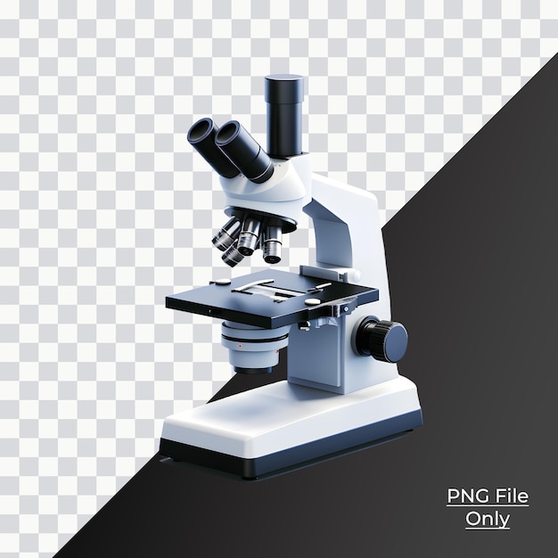 microscope soft smooth lighting only png premium psd