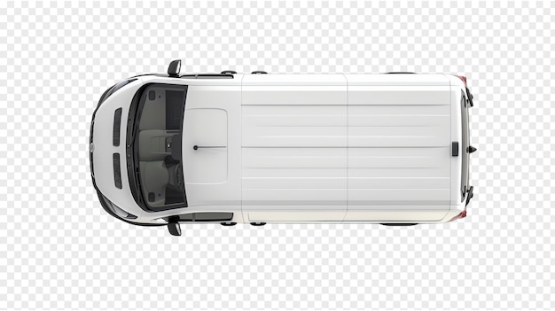 Microvan realistic illustration isolated on transparent background