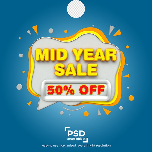 Mid Year Sale 50 percent discount