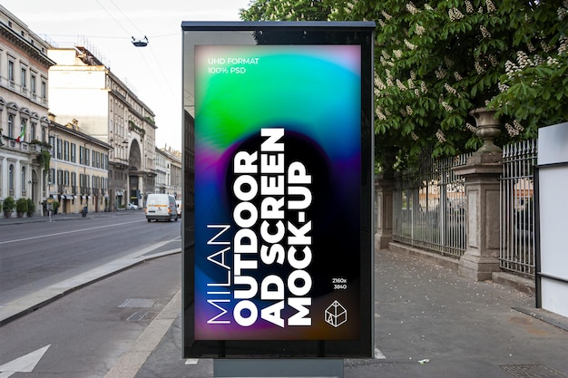 Milan Outdoor Advertising Screen