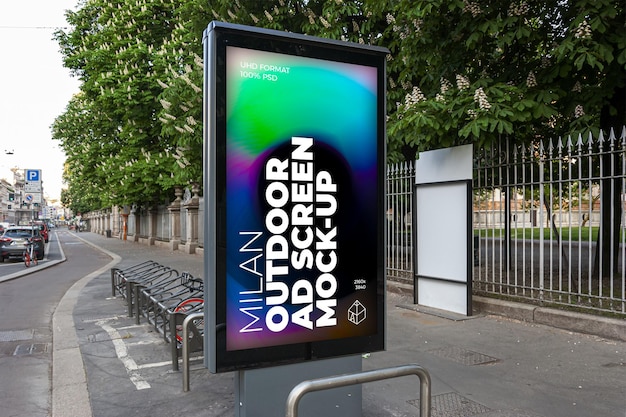 Milan Outdoor Advertising Screen