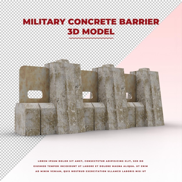 Military Concrete Barrier