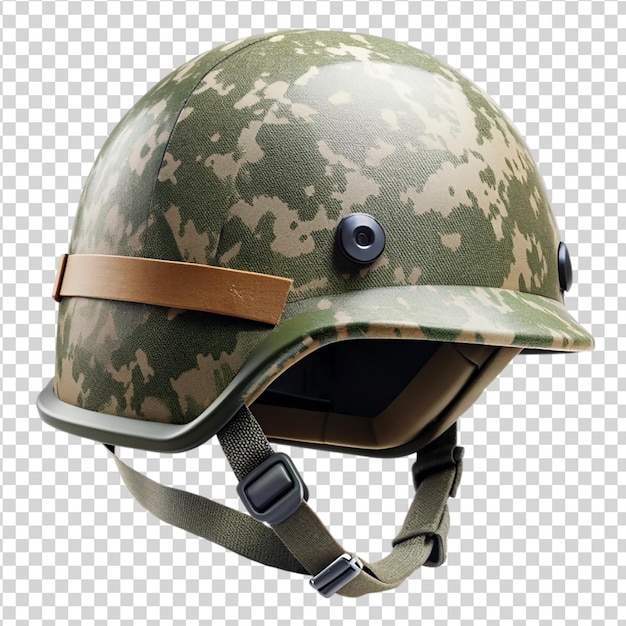 PSD military helmet isolated on white background