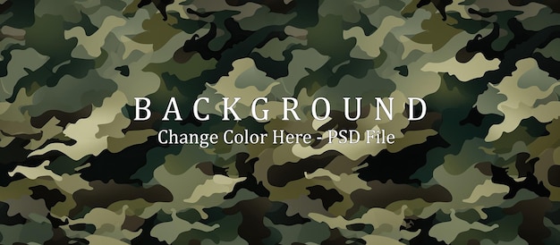 PSD military texture camouflage background on top view