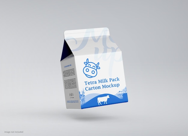 Milk Package design Mockup