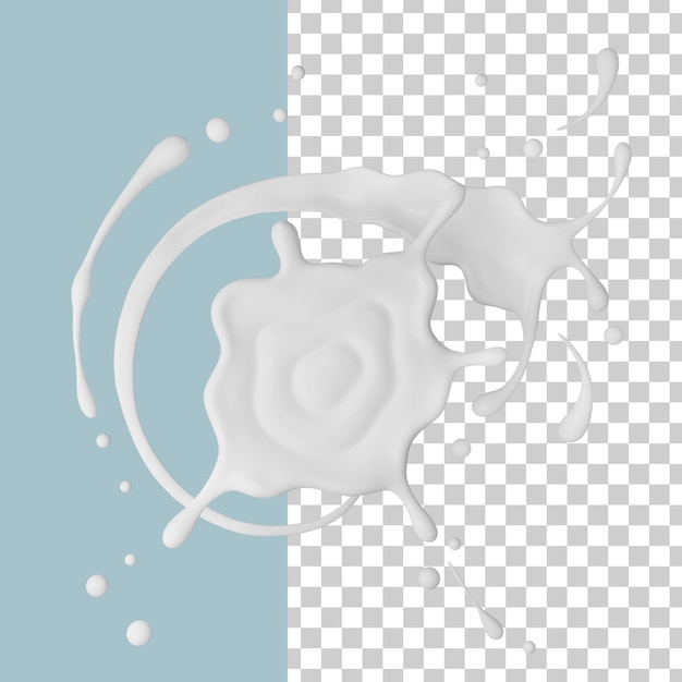 Milk splash and a splash of milk illustration, blue and white milk illustration png clipart