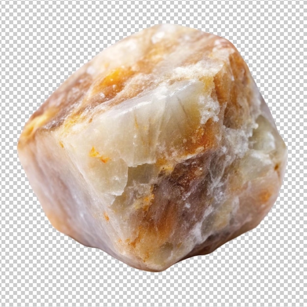 PSD mineral stone isolated on transparent background