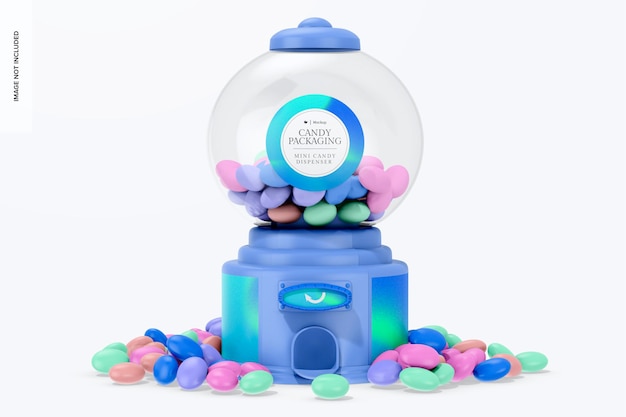 Mini Candy Dispenser Mockup 02