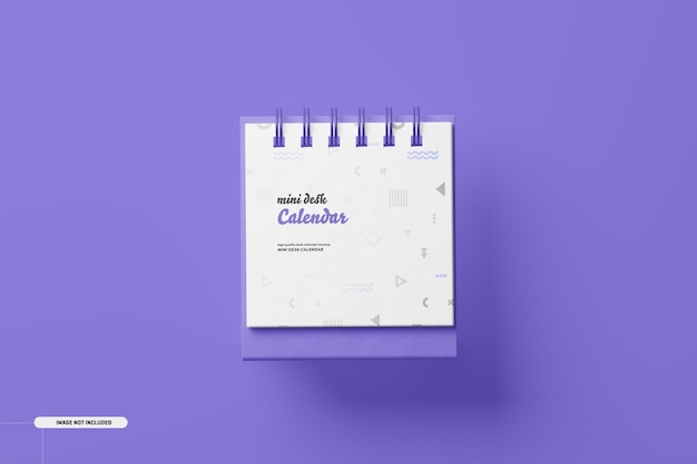 Mini Desk Calendar Mockup