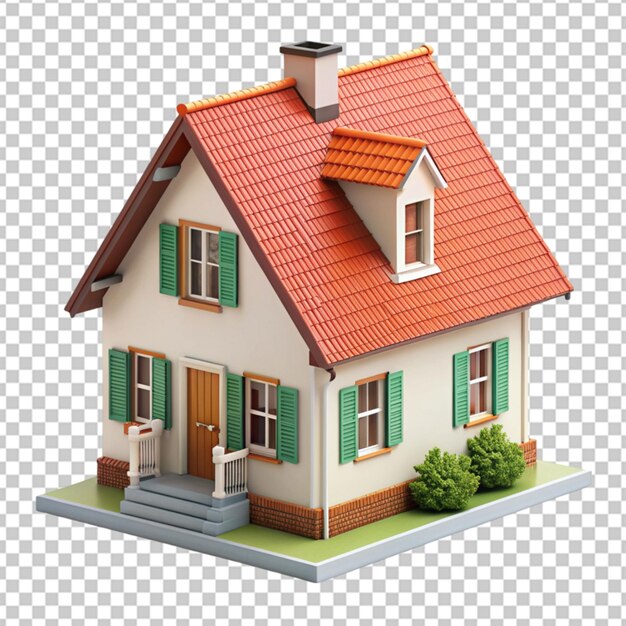 mini house transparent background