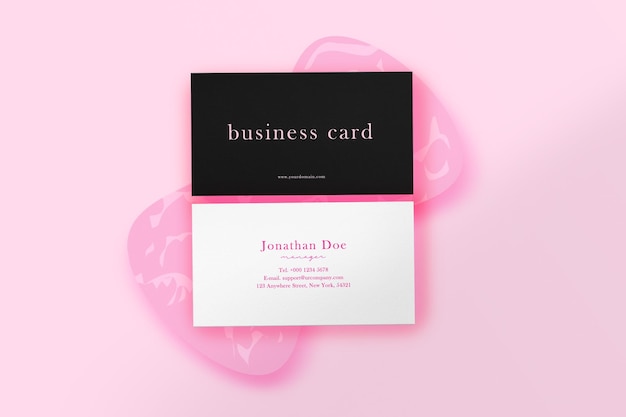 Minimal business card mockup Premium Psd