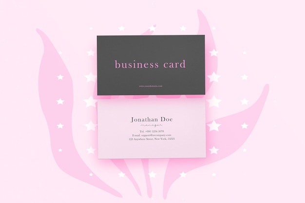 PSD minimal business card mockup premium psd