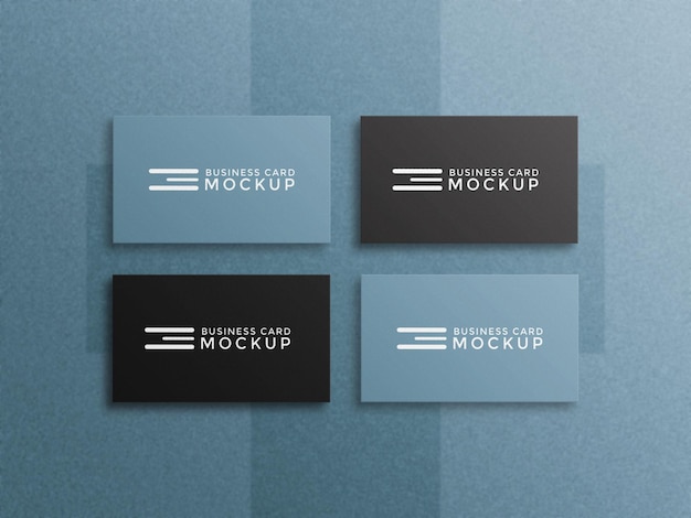 minimal business card mockup psd file