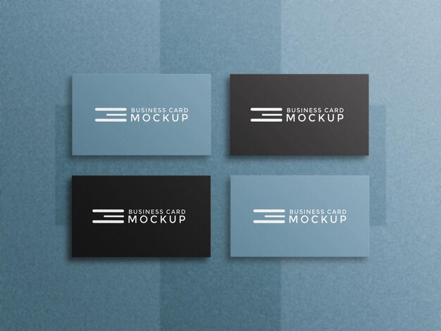 PSD minimal business card mockup psd file