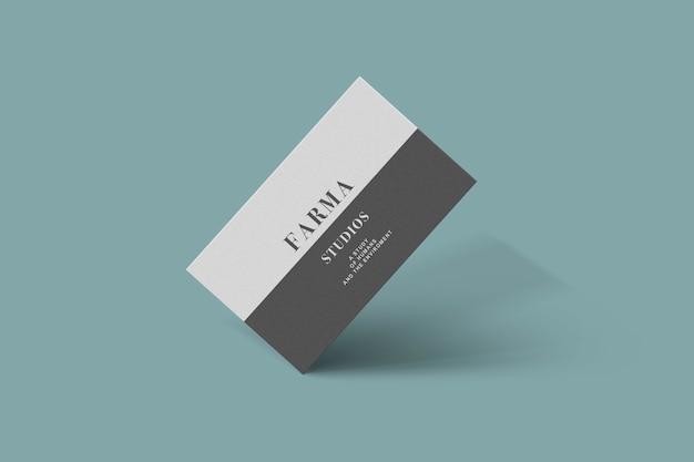 Minimal business card mockup