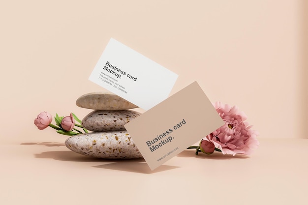 Minimal business card mockup