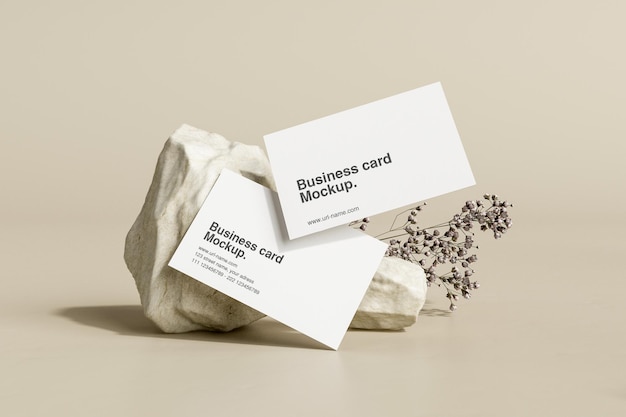 Minimal business card mockup