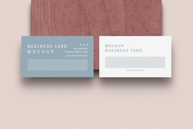 Minimal business card mockup