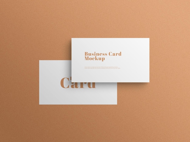 Minimal business card mockup