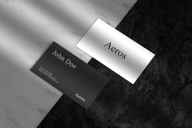 Minimal business card mockup