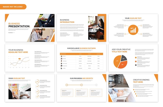 PSD minimal business presentation template