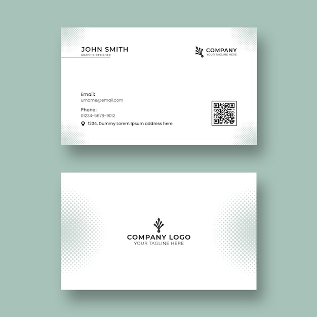 PSD minimal and clean business card template