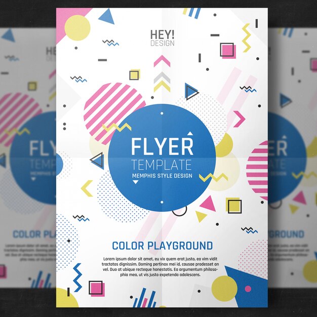 Minimal Colorful Flyer Template